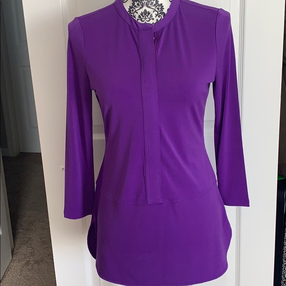 Ralph Lauren Royal Purple Blouse - Picture 3 of 10